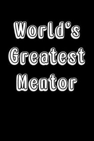 Cover of World's Greatest Mentor