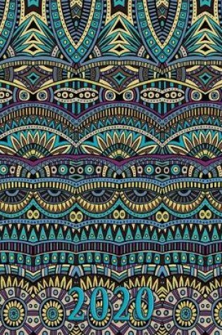 Cover of Colorful Tribal Pattern in Blues and Purples