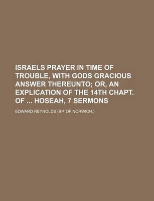 Book cover for Israels Prayer in Time of Trouble, with Gods Gracious Answer Thereunto