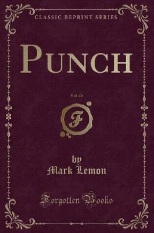 Cover of Punch, Vol. 46 (Classic Reprint)