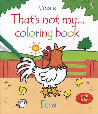 Book cover for That's Not My Farm Coloring Book