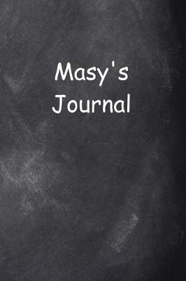 Cover of Masy Personalized Name Journal Custom Name Gift Idea Masy