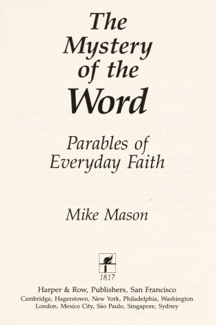 Cover of The Mystery of the Word