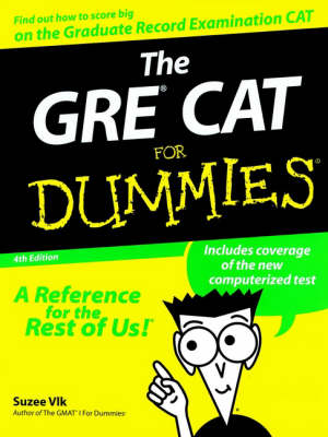 Book cover for The GRE CAT For Dummies