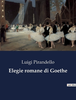 Book cover for Elegie romane di Goethe