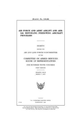 Book cover for Air Force and Army airlift and aerial refueling fixed-wing aircraft programs