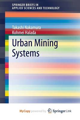 Cover of Urban Mining Systems