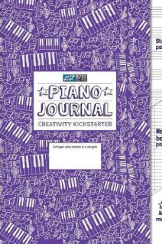 Cover of Piano Journal and Creativity Kickstarter (Purple)