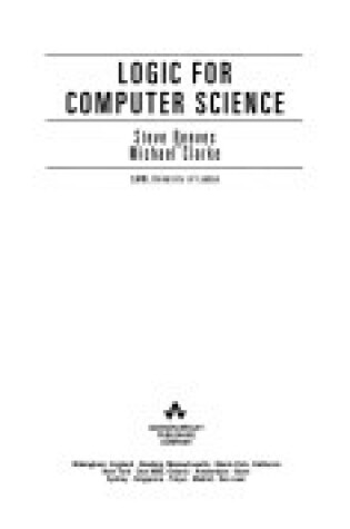 Cover of Logic for Computer Science