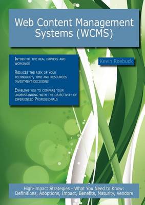 Book cover for Web Content Management Systems (Wcms)