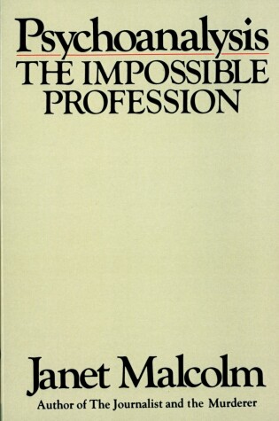 Cover of Psychoanalysis