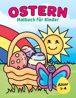 Book cover for Ostern Malbuch für Kinder 1-4 Jahren