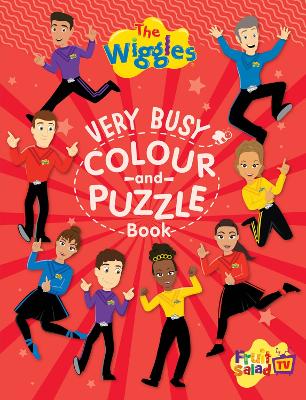 Book cover for The Wiggles: Very Busy Colouring and Puzzle Book