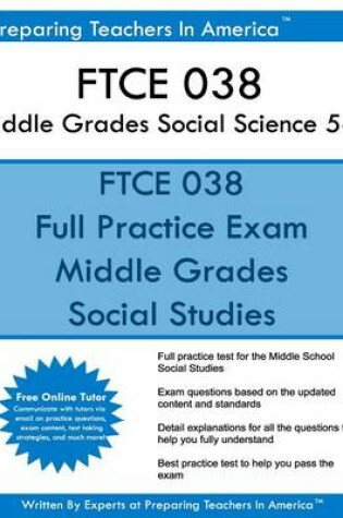 Cover of FTCE 038 Middle Grades Social Science 5-9