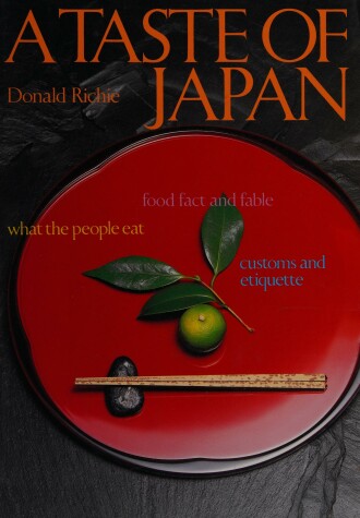 Book cover for A Taste of Japan