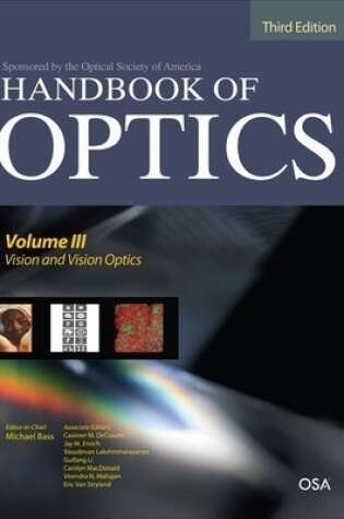 Cover of Handbook of Optics, Third Edition Volume III: Vision and Vision Optics(set)