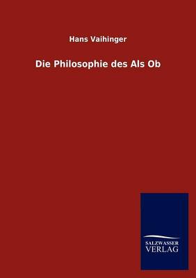 Book cover for Die Philosophie des Als Ob