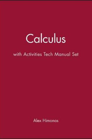 Cover of Calculus and Activities Tech Manual Set