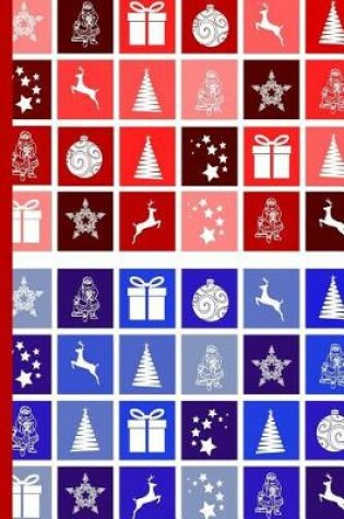 Cover of Christmas 5 Red and Blue Wrapping Paper for Presents