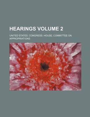 Book cover for Hearings Volume 2