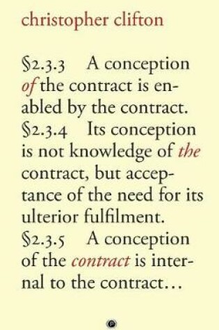 Cover of Of the Contract