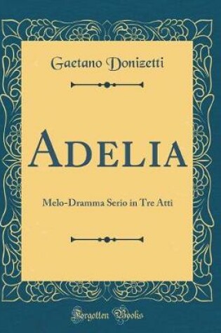 Cover of Adelia