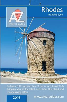 Book cover for A to Z Guide to Rhodes 2016, Including Symi