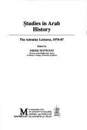 Cover of Studies in Arab History