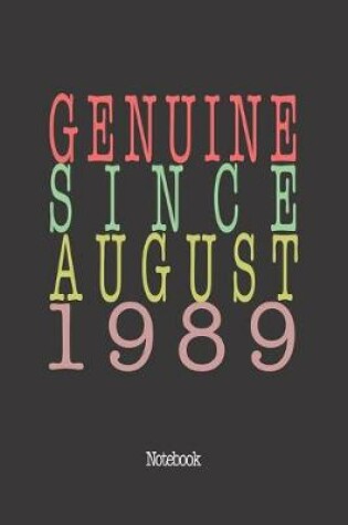 Cover of Genuine Since August 1989