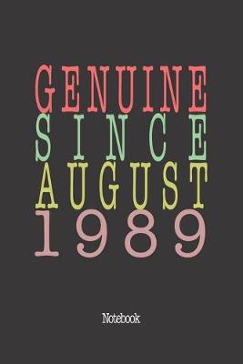 Book cover for Genuine Since August 1989