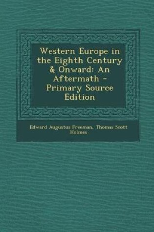 Cover of Western Europe in the Eighth Century & Onward