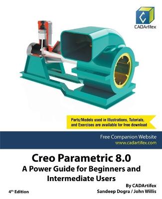 Book cover for Creo Parametric 8.0