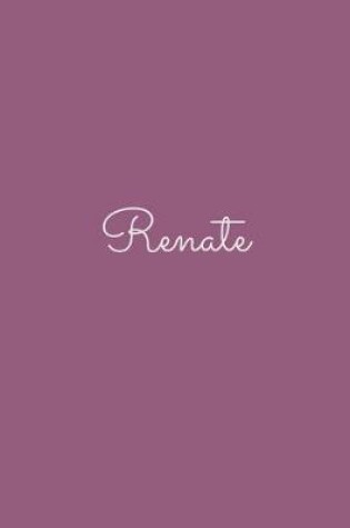 Cover of Renate