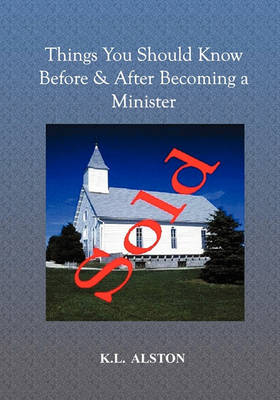 Book cover for Things You Should Know Before & After Becoming a Minister