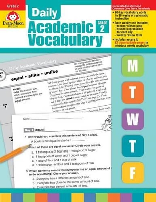 Cover of Daily Academic Vocabulary Grade 2