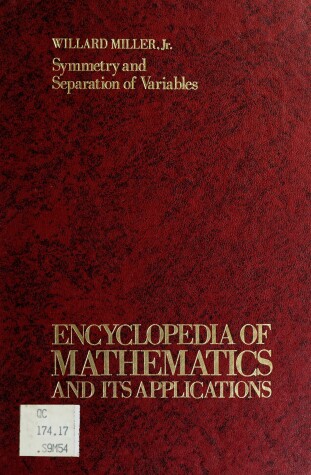 Book cover for Symmetry and Separation of Variables