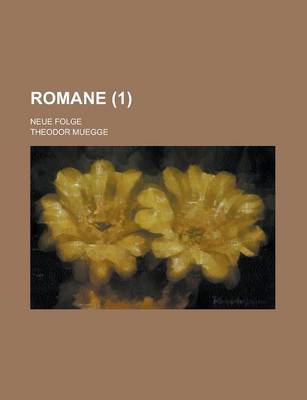 Book cover for Romane (1); Neue Folge