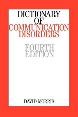 Book cover for Dictionary of Communication Disorders
