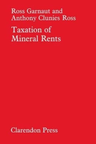 Cover of Taxation of Mineral Rents