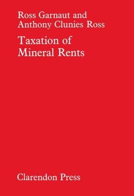 Book cover for Taxation of Mineral Rents