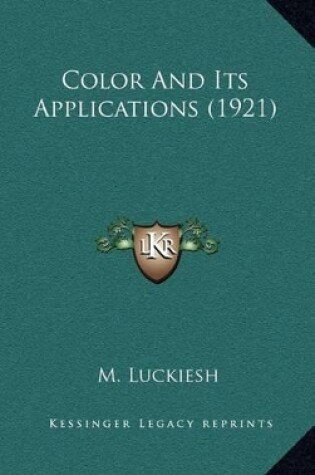 Cover of Color and Its Applications (1921)