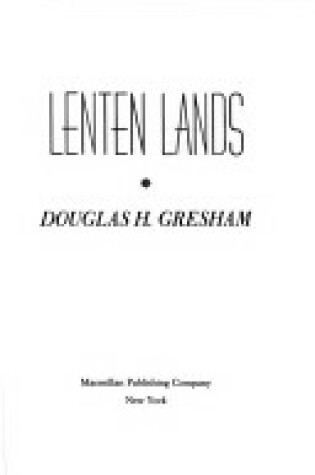 Cover of Lenten Lands