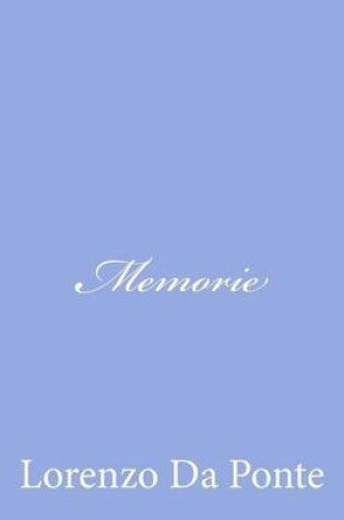 Cover of Memorie