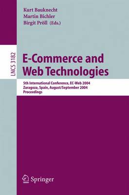 Cover of E-Commerce and Web Technologies