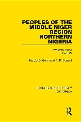 Cover of Peoples of the Middle Niger Region Northern Nigeria