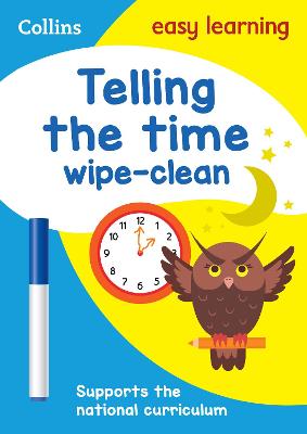 Book cover for Telling the Time Wipe Clean Activity Book