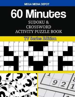 Book cover for 60 Minutes Sudoku and Crossword Activity Puzzle Book