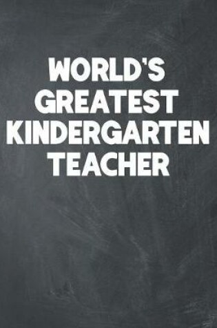 Cover of World's Greatest Kindergarten Teacher