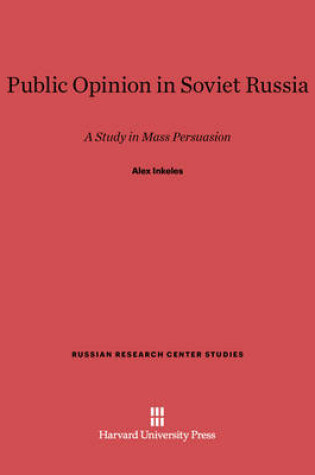 Cover of Public Opinion in Soviet Russia