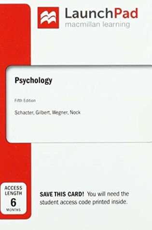 Cover of Launchpad for Psychology (1-Term Access)